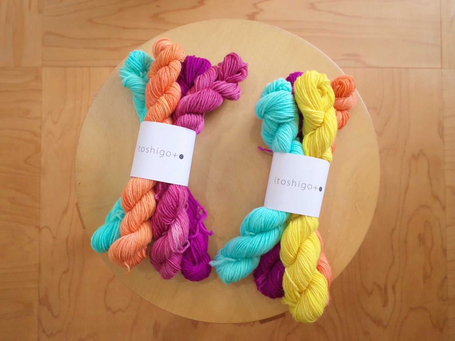 Porcs-épics ポルケピック 靴下キット 手染め糸+本+ポーチセット